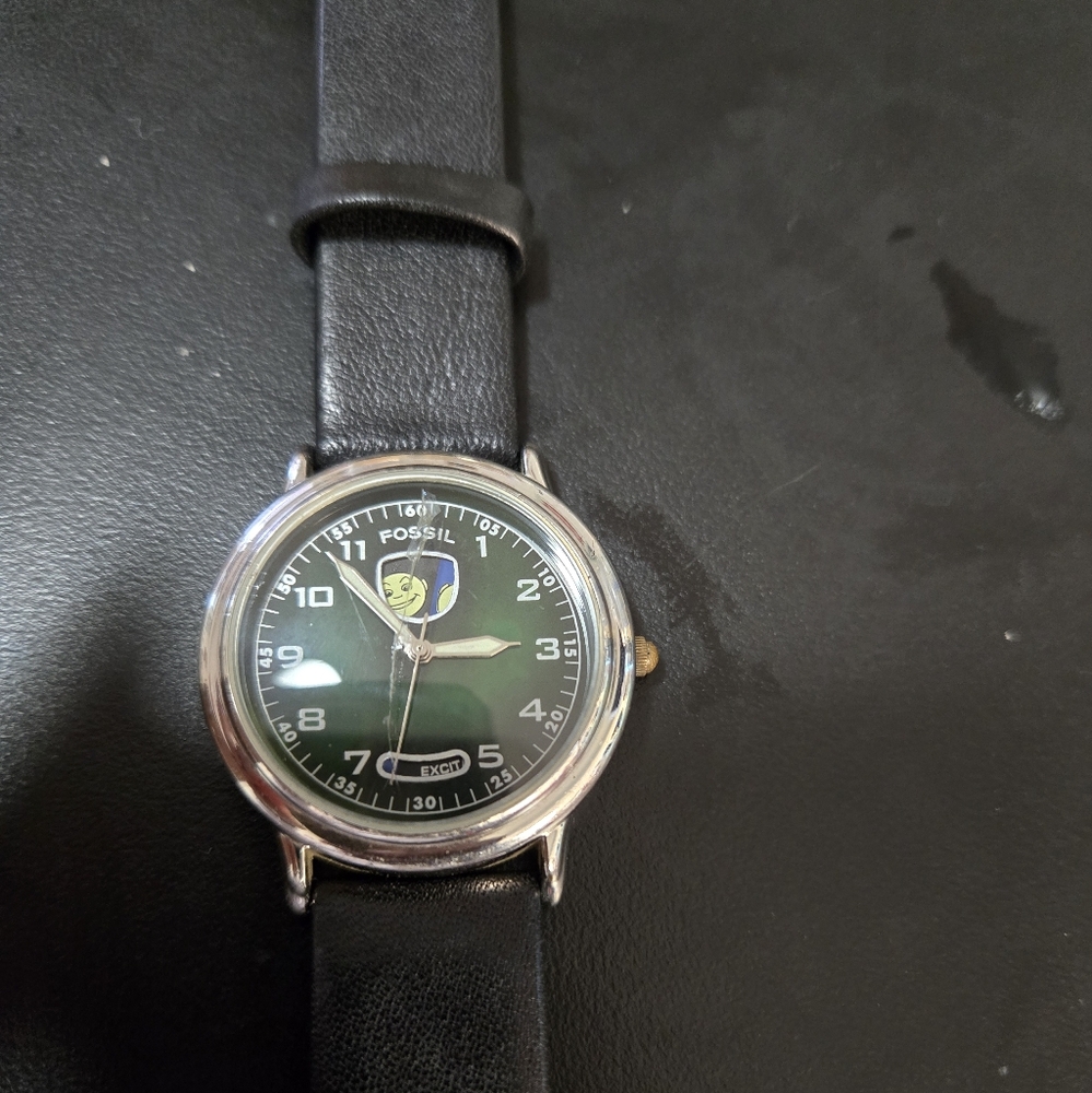 Fossil Mood Watch with Black Strap and Silver Case - Picture 8 of 8